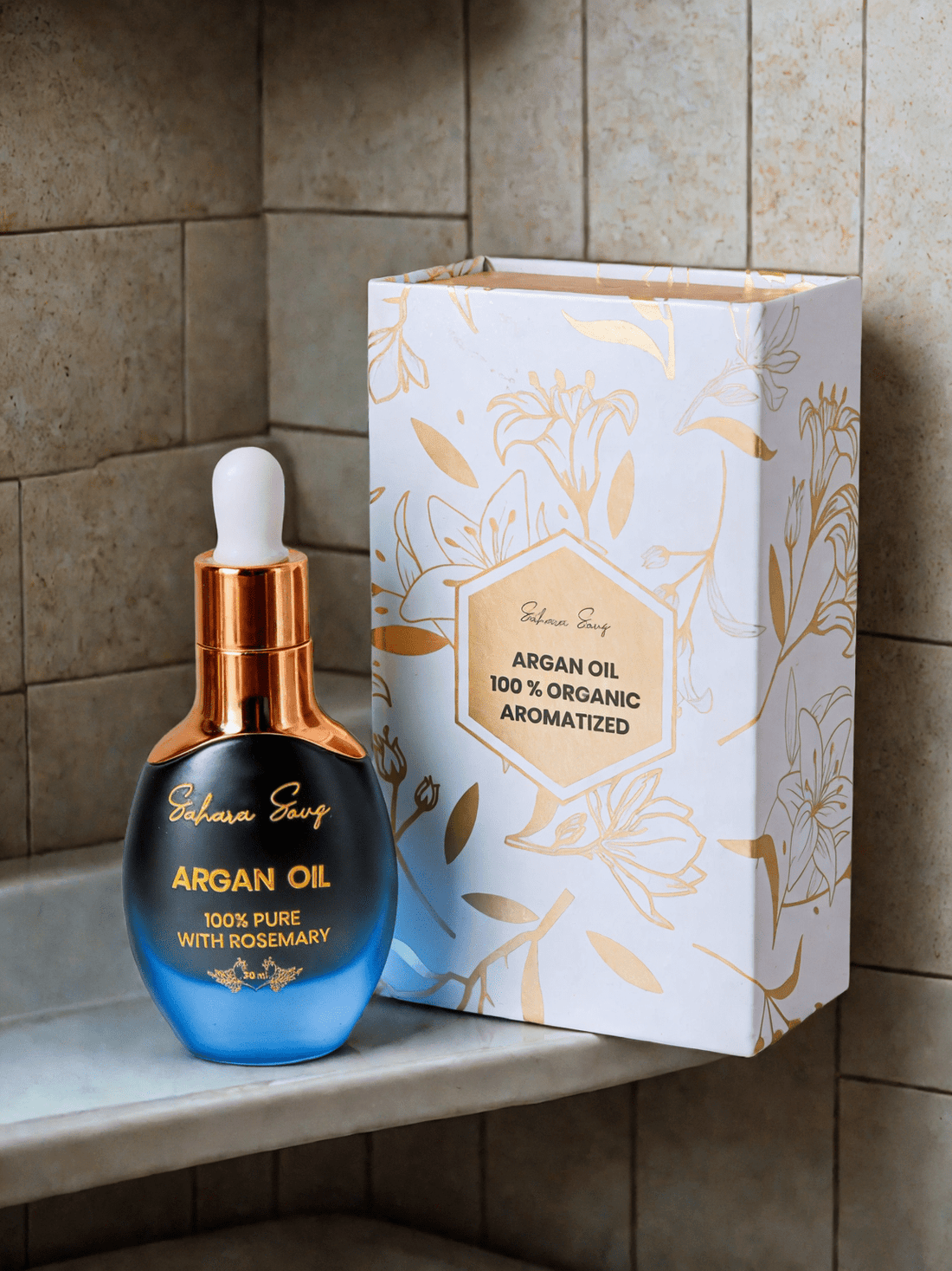 Herbal Revival: The Energizing Blend of Argan and Rosemary Oil - saharasouq