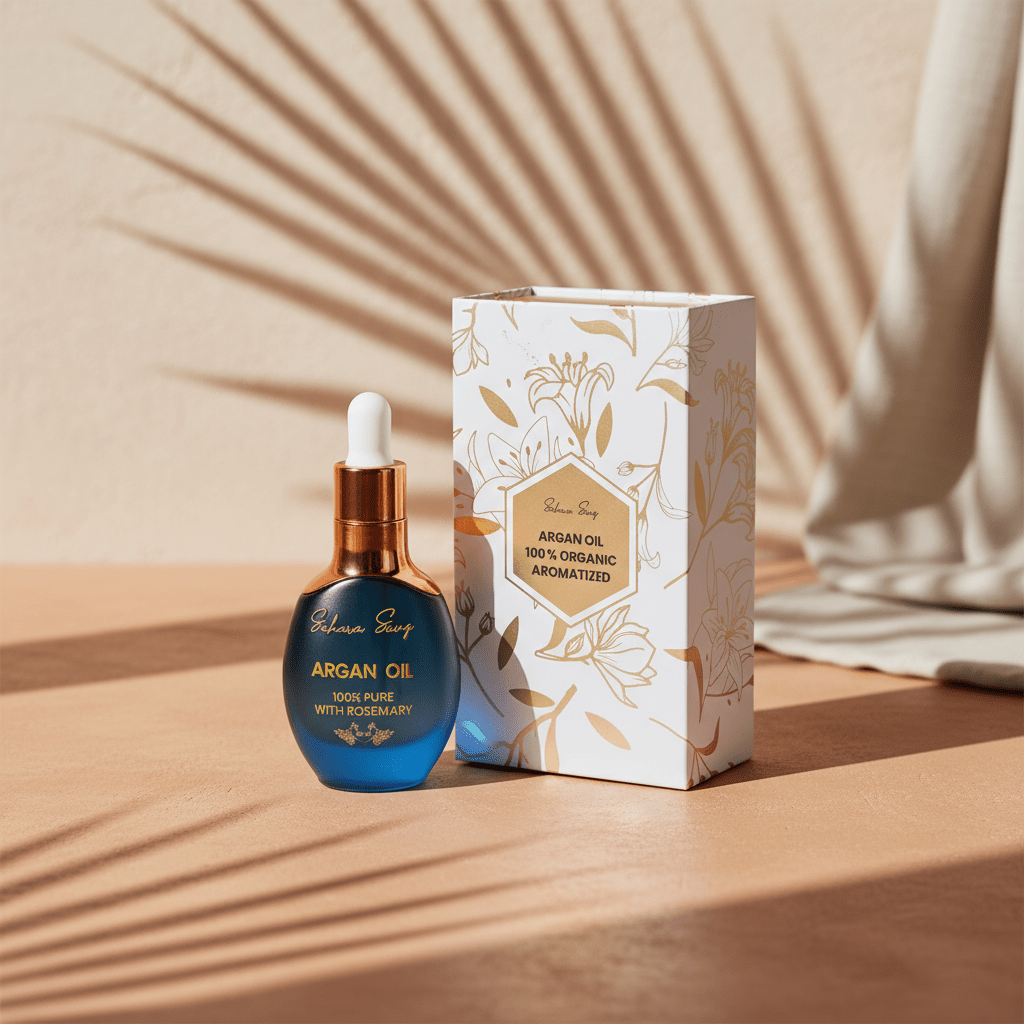 Herbal Revival: The Energizing Blend of Argan and Rosemary Oil - saharasouq