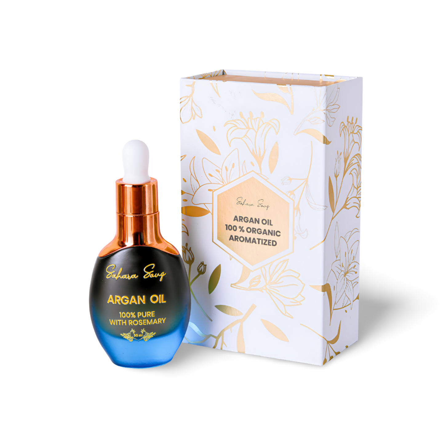 Moroccan Argan Oil with Rosemary Essence-Revitalize Your Senses - saharasouq