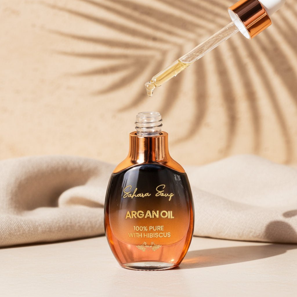Hibiscus Argan Oil | Anti - Aging Facial Essence - saharasouq