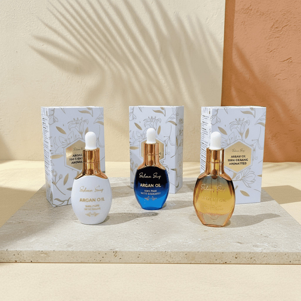 Moroccan Love Elixir Set | 3 Argan Oils for Face & Hair - saharasouq
