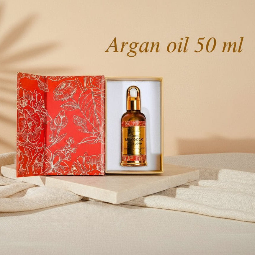 Pure Organic Argan Oil for Hair, Skin & Nail - saharasouq