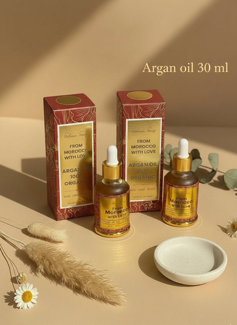 Pure Organic Argan Oil for Hair, Skin & Nail - saharasouq
