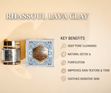 Rhassoul Lava Clay Mask | Deep Pore Detox - saharasouq